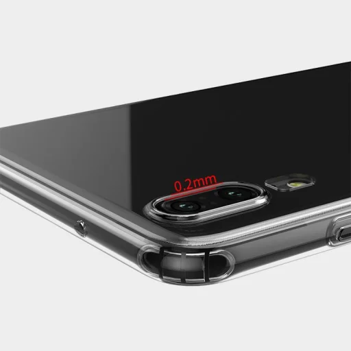 IPAKY Effort TPU tok és kijelzővédő üvegfólia Xiaomi Redmi Note 7 áttetsző - 6