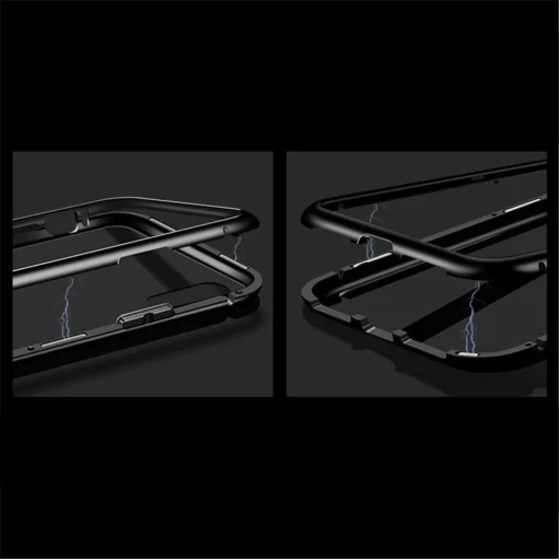 Wozinsky mágneses tok Xiaomi Mi 9 fekete/áttetsző - 6