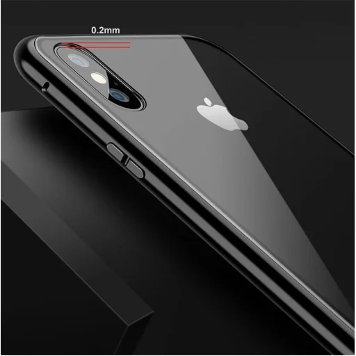 Wozinsky mágneses tok Xiaomi Mi 9 fekete/áttetsző - 3