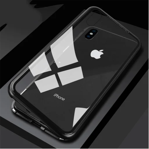 Wozinsky mágneses tok Xiaomi Mi 9 fekete/áttetsző - 4