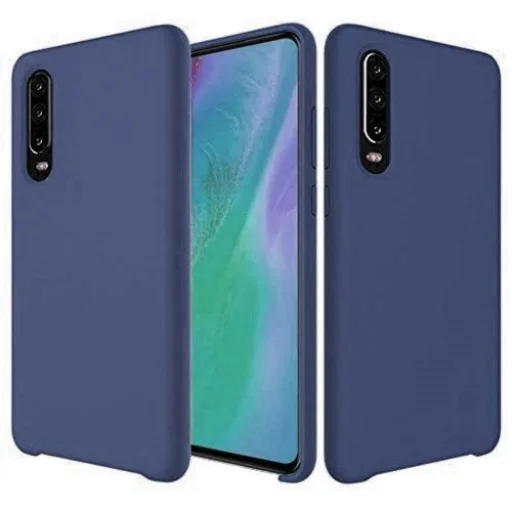 Flexibilis szilikon tok Huawei P30 Lite sötétkék - 1