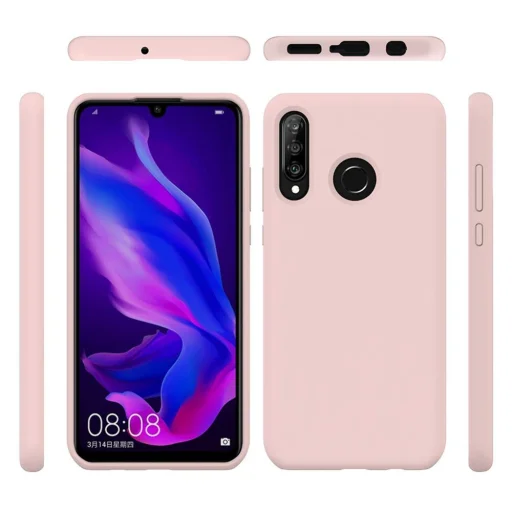 Flexibilis szilikon tok Huawei P30 Lite pink - 5