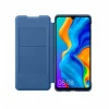 Huawei Wallet Cover Bookcase gyári fekete flip tok Huawei P30 Lite kék thumbnail