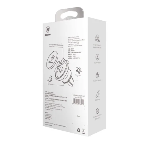 Baseus Small Ears Series univerzális mágneses autós telefontartó arany - 7