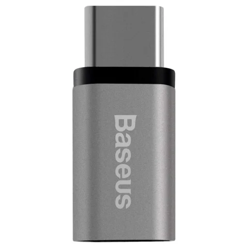 Baseus Sharp Micro USB - Type-C átalakító ezüst - 1