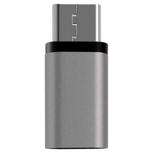 Baseus Sharp Micro USB - Type-C átalakító ezüst - 3