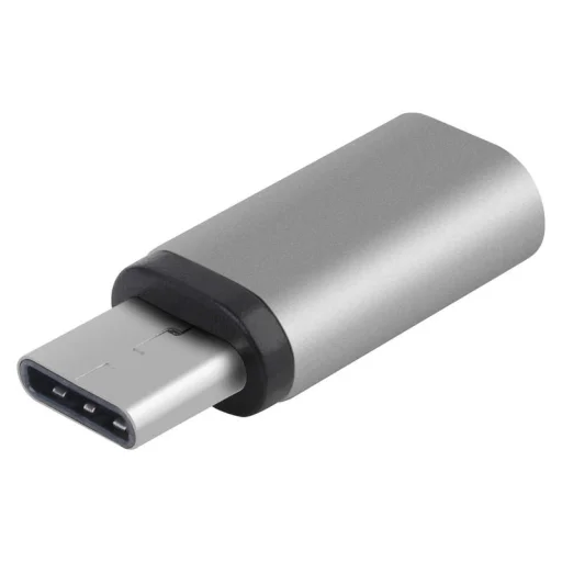 Baseus Sharp Micro USB - Type-C átalakító ezüst - 5