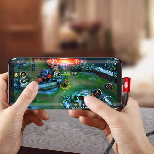 Baseus MVP Double-sided könyök Micro USB kábel 1.5A 2M fekete - 4