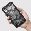 Ringke Fusion X PC tok TPU kerettel iPhone XR fekete terepmintás színben thumbnail