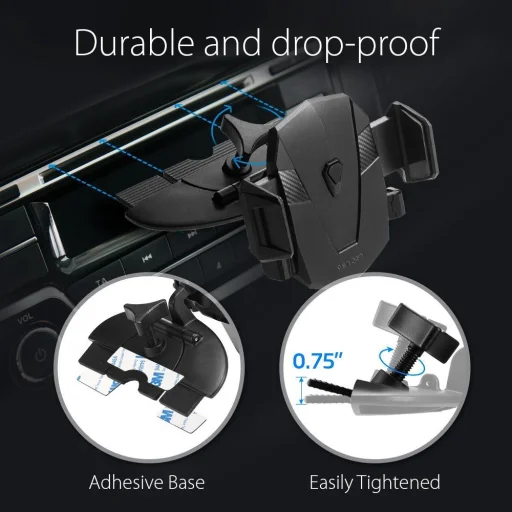 Spigen TS23 CD slot autós telefontartó fekete - 9