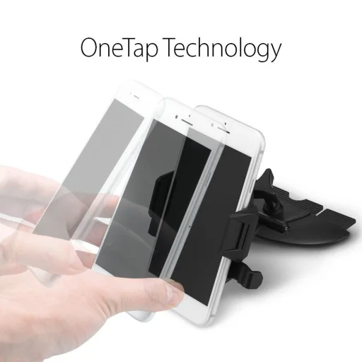 Spigen TS23 CD slot autós telefontartó fekete - 3