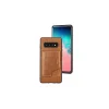 Pierre Cardin bőr tok kártyatartóval Samsung S10 Plus barna thumbnail