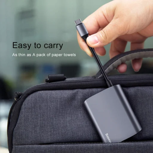 Baseus Enjoyment HUB Type-C - VGA+USB 3.0 átalakító - 8