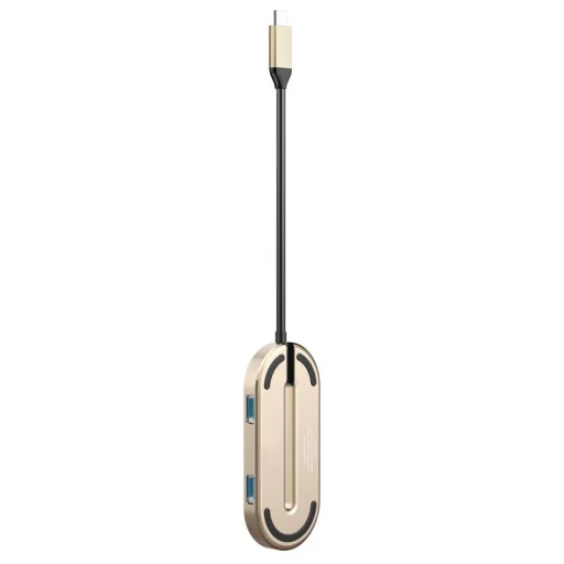 Baseus HUB multifunkciós Type-C konverter arany - 2