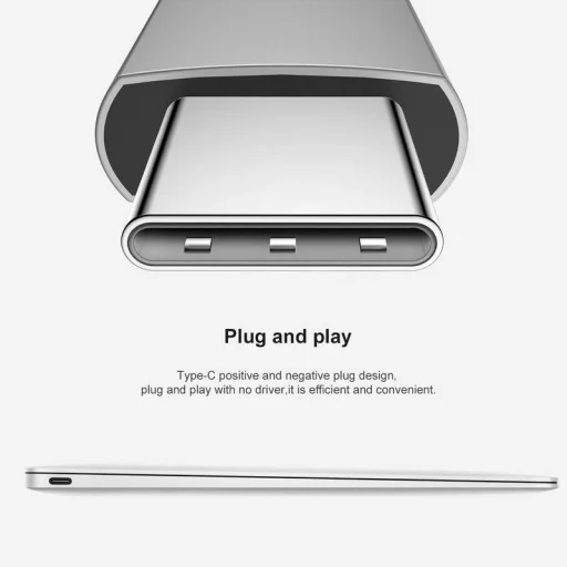 Baseus HUB multifunkciós Type-C konverter arany - 5