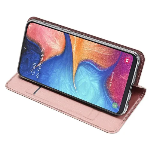 Samsung A10 Dux Ducis Skin Pro fliptok rózsa arany - 4