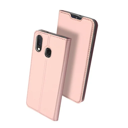 Samsung A10 Dux Ducis Skin Pro fliptok rózsa arany - 5