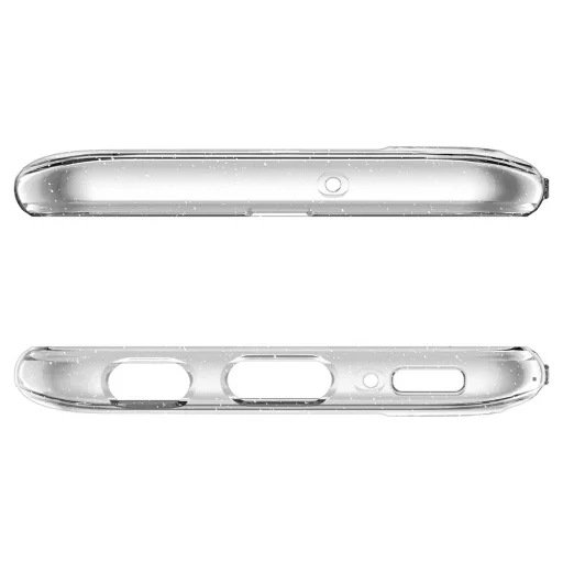 Samsung A40 SPIGEN Liquid Crystal flexibilis TPU gél tok áttetsző - 7