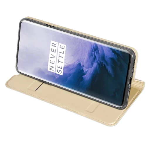 Dux Ducis Skin Pro fliptok OnePlus 7 Pro arany - 5