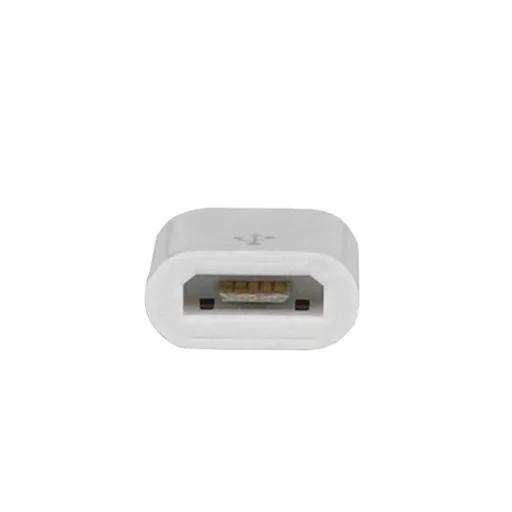 Micro USB - Lightning adapter fehér - 2