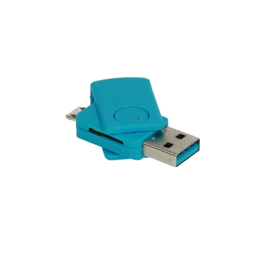 Micro SD kártya olvasó kék - 2