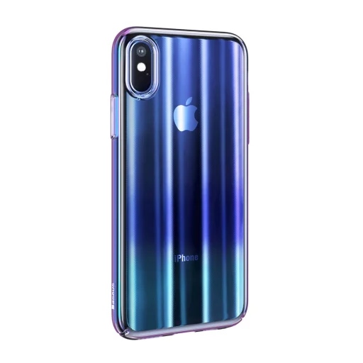 Baseus Aurora Ombre tok iPhone XR kék - 1