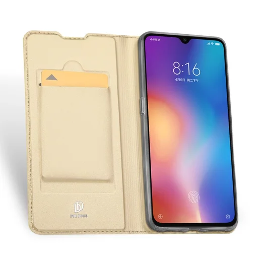 Dux Ducis Skin Pro fliptok Xiaomi Mi 9 arany - 3
