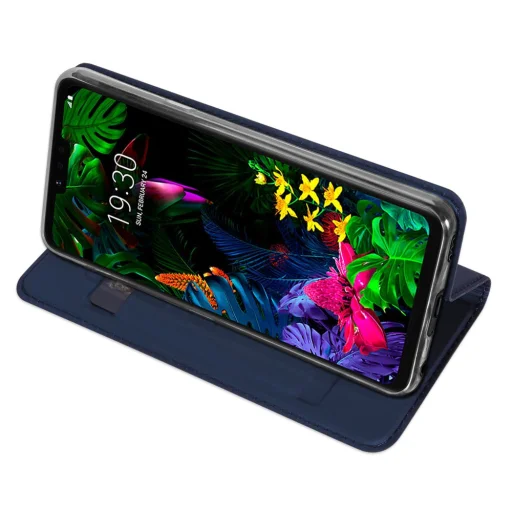 Dux Ducis Skin Pro fliptok LG G8 ThinQ kék - 5