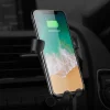 Dux Ducis C2 Gravity autós telefontartó és vezeték nélküli Qi gyorstöltő fekete thumbnail