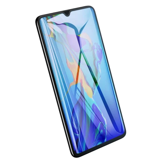 Baseus 0.3 mm kék fény szűrős kijelzővédő üvegfólia Huawei P30 fekete (SGHWP30-KB01) - 3