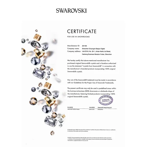 Kingxbar Wish tok Swarovski kristály díszítéssel Samsung S10 arany színben - 12