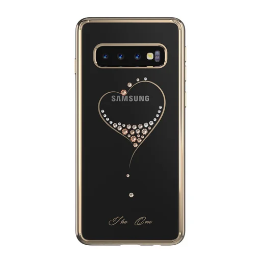 Kingxbar Wish tok Swarovski kristály díszítéssel Samsung S10 arany színben - 1