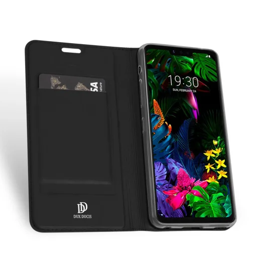 Dux Ducis Skin Pro fliptok LG G8 ThinQ fekete - 3