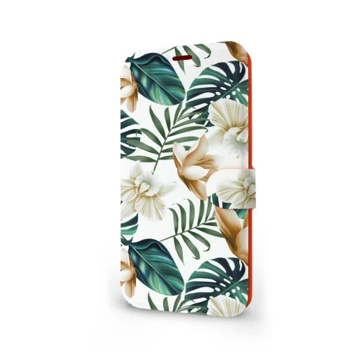 Mobiwear pálmalevél mintás fliptok Samsung A50 - 1