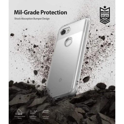 Ringke Fusion Google Pixel 3A áttetsző tok - 7