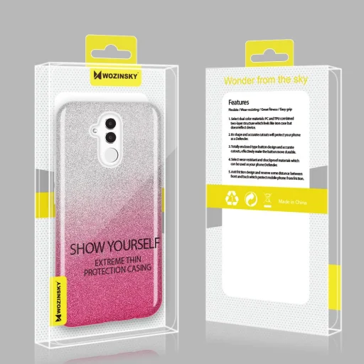 Wozinsky flitteres tok Huawei Mate 20 Lite pink - 11