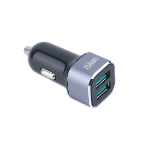UNIQ Autós szivargyújtós töltő micro-USB kábellel fekete színben - 3