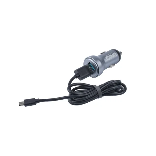UNIQ Autós szivargyújtós töltő micro-USB fekete színben - 3