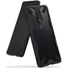 Ringke Fusion X PC tok TPU kerettel OnePlus 7 fekete színben