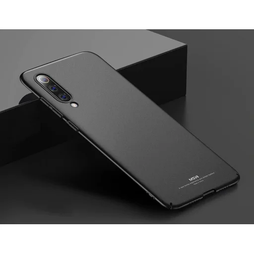 MSVII Simple ultra vékony PC tok Xiaomi Mi 9 fekete - 2