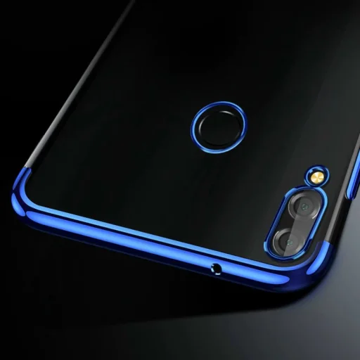 Xiaomi Redmi Note 7 Áttetsző TPU gél tok kék - 3