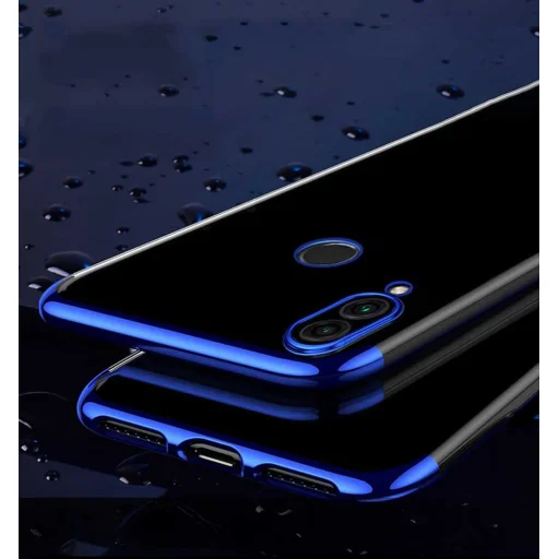 Xiaomi Redmi Note 7 Áttetsző TPU gél tok kék - 4
