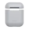 Baseus Airpods 1/2 Ultravékony szilikon tok ezüst thumbnail