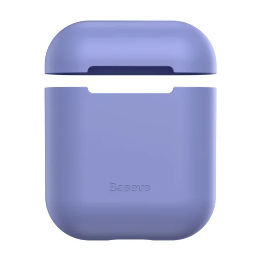 Baseus Airpods 1/2 Ultravékony szilikon tok lila - 1