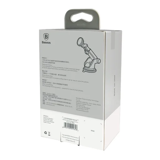 Baseus teleszkópos mágneses autós telefontartó ezüst (SULX-0S) - 8
