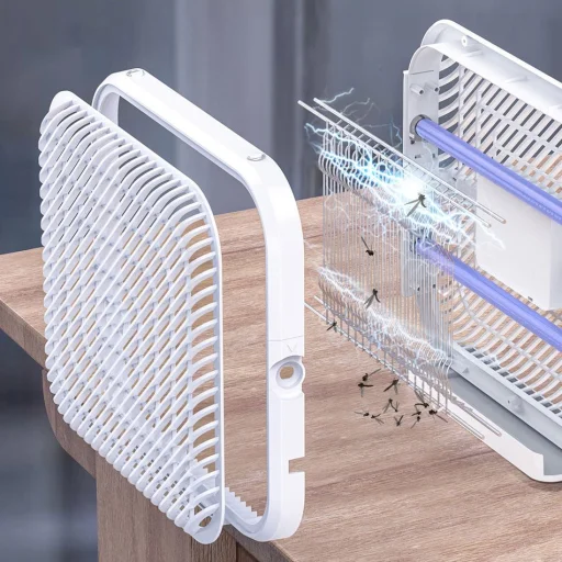 Baseus Home Breeze falra erősíthető elektromos rovarcsapda, szúnyogcsapda fehér - 11