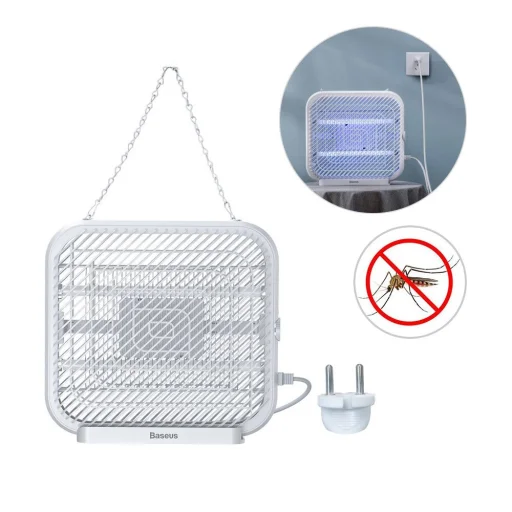 Baseus Home Breeze falra erősíthető elektromos rovarcsapda, szúnyogcsapda fehér - 2
