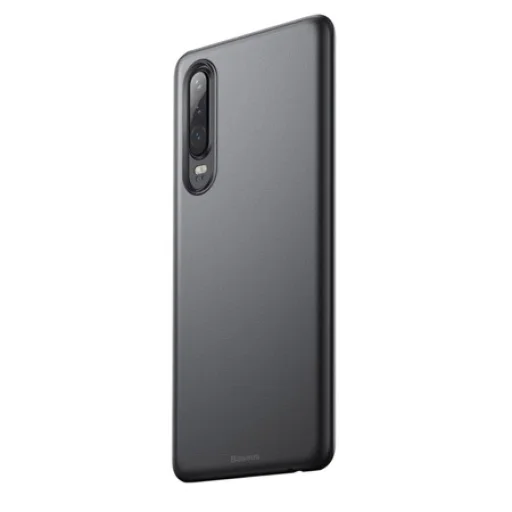 Baseus Wing Ultra Thin PP ultra vékony áttetsző fekete Huawei P30 tok - 2