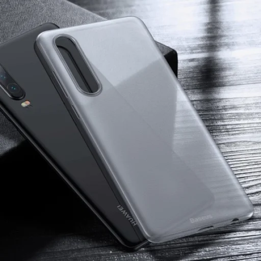 Baseus Wing Ultra Thin PP ultra vékony áttetsző Huawei P30 tok (WIHWP30-02) - 4