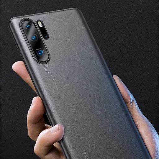 Baseus Wing Ultra Thin PP ultra vékony fekete Huawei P30 Pro tok - 9